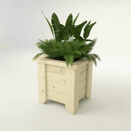 Кашпо 45х45х45 см в Скандинавском стиле