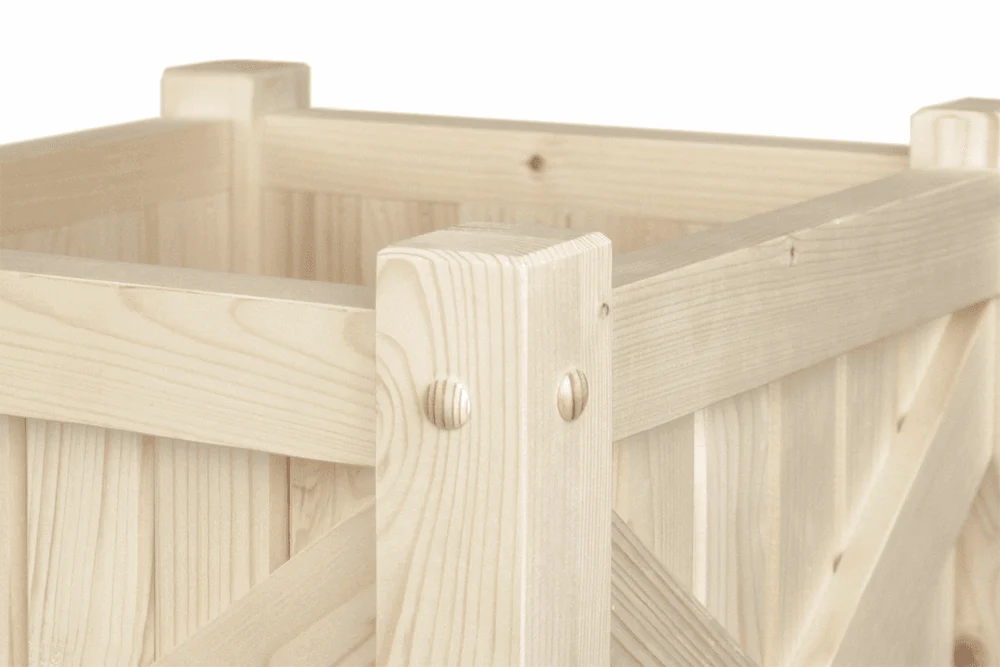 Деревянные вазоны и кашпо для цветов